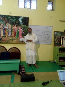 Babaji teaching Bhakti-tirtha