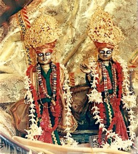Gadadhara Gaura at Sri Haridas Niwas, Kaliya-daha, Vrindavan